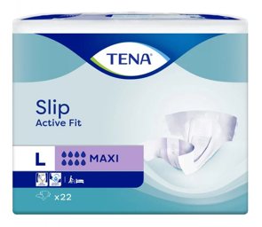 Slip Active Fit Maxi Large - 6 paquets de 22 protections
