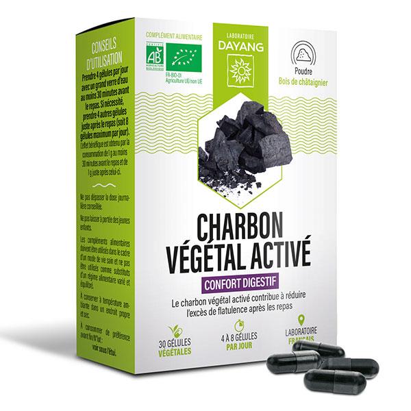 Charbon végétal activé BIO 30 gél