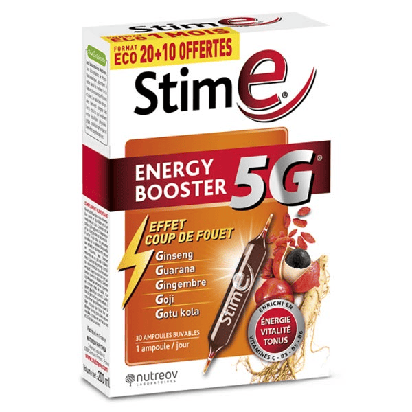 Physcience Stim E Energy Booster 5G 20 ampoules + 10 Offertes