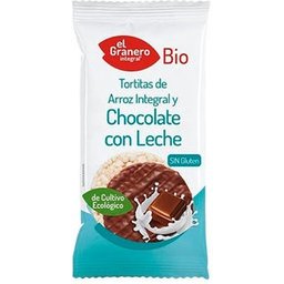 Integral Tortitas de Arroz y Chocolate con Leche Bio 100g