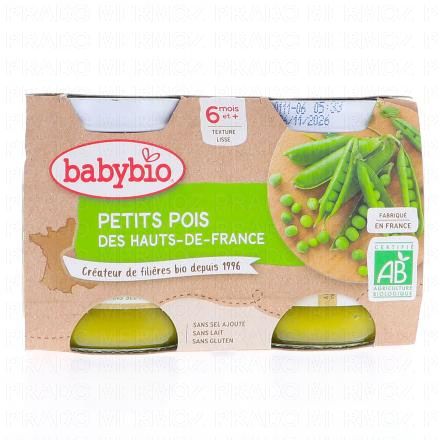 Légumes - Petits pots Petits pois dès 6 mois 2x130g