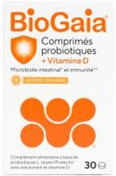 Comprimés Probiotiques + Vitamine D 30 Unités à Croquer - Pot 30 comprimés