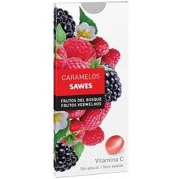 Bonbons balsamiques sans sucre Fruits de la forêt avec Vit C en blister 22g