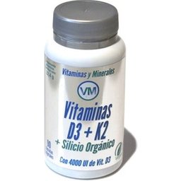 Ynsadiet Vitamine D3+K2+Silicium 90Cap