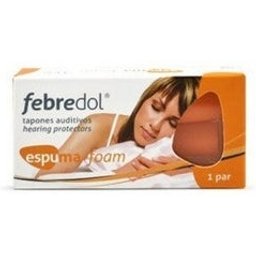 Febredol™ 2 pcs. ear foam earplugs