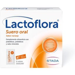 Suero Oral Sabor Naranja 6 sobres