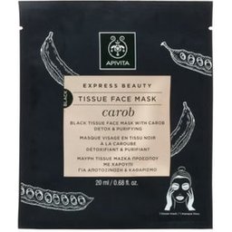 Express Masque de beauté en tissu pour le visage Caroube