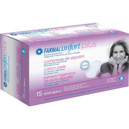 Plus mini cotton pads 15 pcs