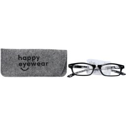 PharmaGLASSES® Lunettes de lecture Noir +2.50