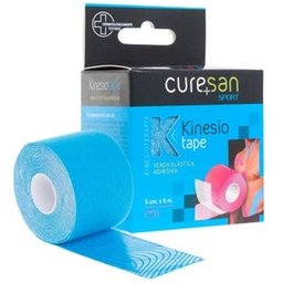 Cure Tape Bandage Neuromusculaire Bleu 5mx5cm 1pc