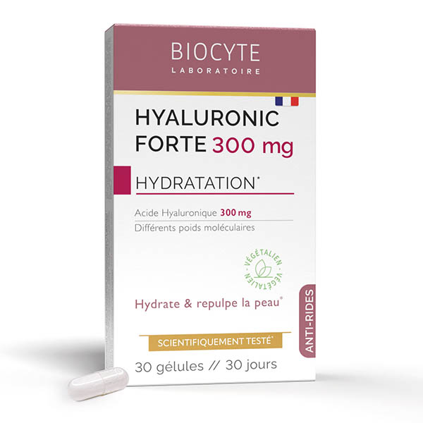 Hyaluronic Forte Anti-âge Hydratation Peau Acide Hyaluronique 30 Gélules