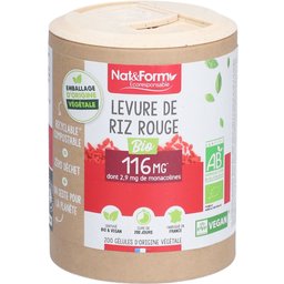 Nat&Form Levure de riz rouge Bio en gélules