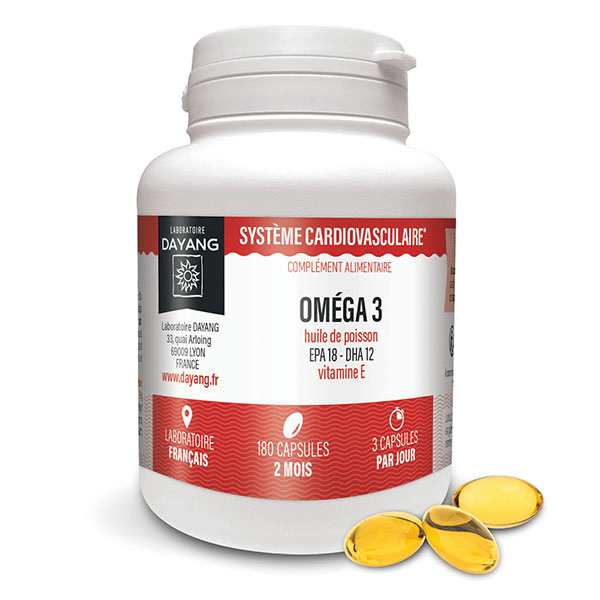 Oméga 3 EPA18 DHA12 180 capsules