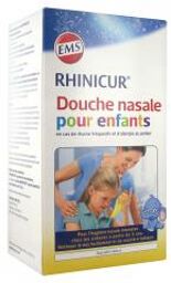 Douche Nasale Enfants + 4 Sachets Sel Rinçage - Boîte 1 douche nasale pour enfants + 4 sachets de 1,25 g