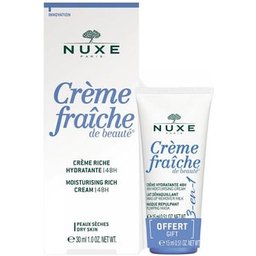 Crème Fraîche de Beauté Crema Rica Hidratante 48h 30ml + 3 en 1 15ml