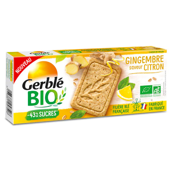 Bio Gingembre Saveur Citron 132g