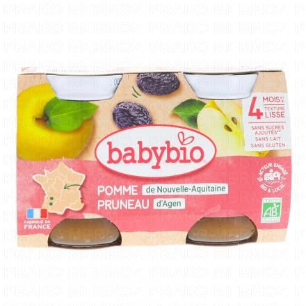 Fruits - Petits pots pomme / pruneau dès 4 mois 2x130g