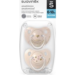 Classic Silicone Soother 6-18M 2 pcs