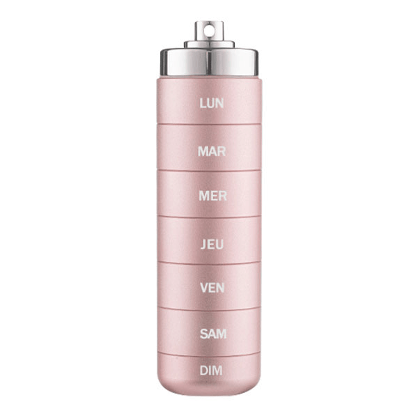 Horizane Santé - Pilulier Métal Nomade - Rose