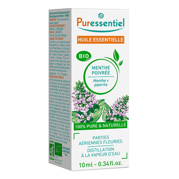 Huile Essentielle Menthe poivrée Bio 10ml