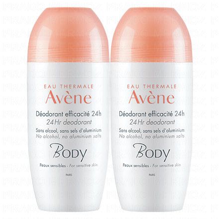 AVÈNE Body - Déodorant efficacité 24h lot 2*50ml