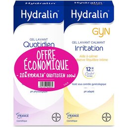 HydralinGyn® et Hydralin® Quotidien Gel Lavant Equilibre Intime