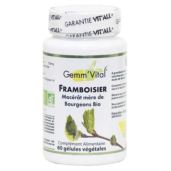 Gemm'Vital Framboisier Bio 60 gélules végétales
