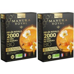 Gelée Royale 2000 Miel de Manuka Bio Ampoules