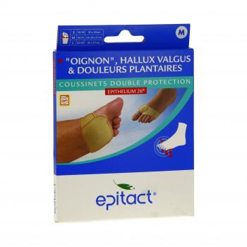 Coussinets double protection oignon et douleurs plantaires taille m