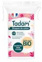 Disques Ovales Ultra Doux et Résistants de Coton Bio 50 Unités - Paquet