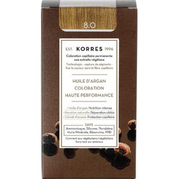 Coloration Permanente Huile D'Argan Blond Clair 8.0