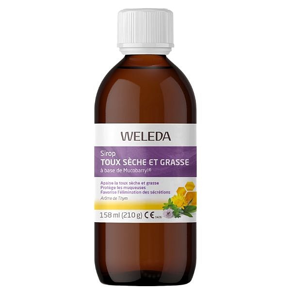 Sirop toux sèche et grasse à base de Mucobarryl® - Dispositif médical - Weleda
