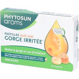 Pastilles Gorge Irritee Sans Sucres