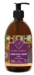 Savon d'Alep Liquide 20% Bio 500 ml - Flacon-Pompe 500 ml