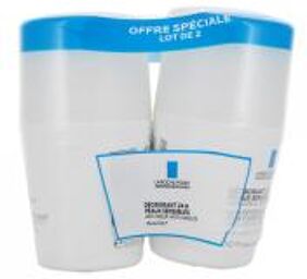 Déodorant Peaux Sensibles 24H 2 X 50 ml - Lot 2 x 50 ml