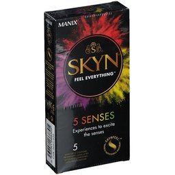 Skyn 5 Sens Boite De 5 Preservatifs Sans Latex