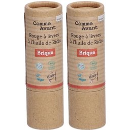Comme Avant Rouge à lèvres bio à l'huile de ricin - Brique