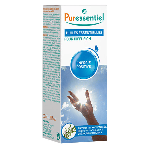 Diffusion Mélange Huiles Essentielles Diffuse Énergie Positive 30ml