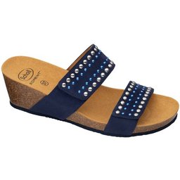 Michelle 2 Tiras Sandalia Mula Bleu Talla 36 1 Par