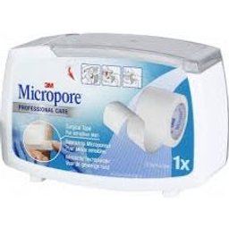 Esparadrapo Piel Sensible Blanco 2,5cmX5m 1ud