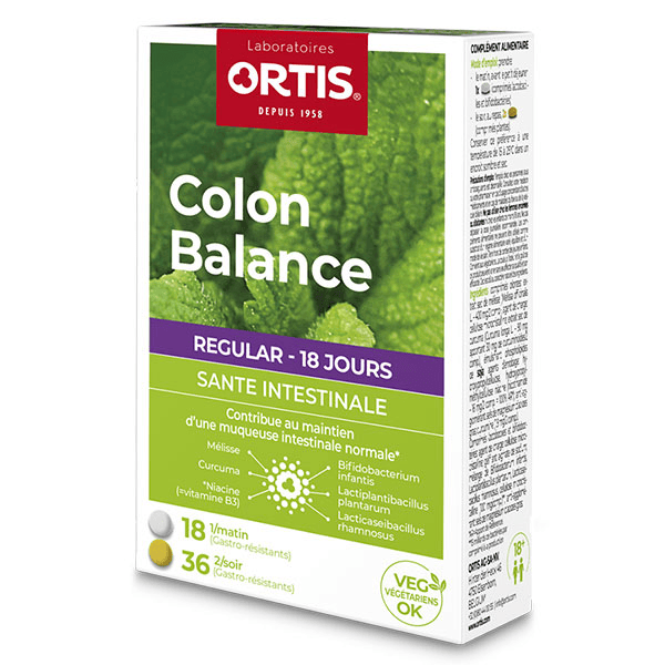 Colon Balance Regular Santé Intestinale Ballonnements et Flatulences 54 comprimés