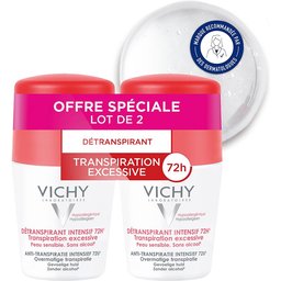 Lot*2 Détranspirant intensif 72h - Roll-on 50ml