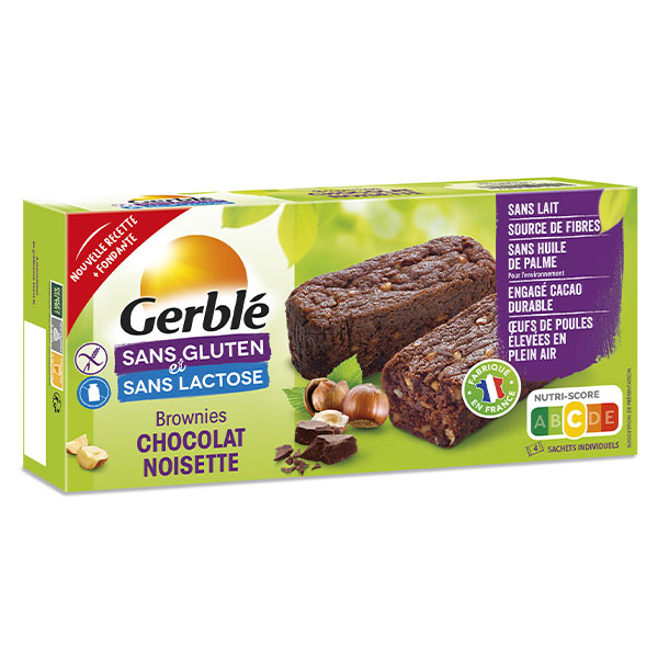 Sans Gluten Brownies Chocolat Noisette 150g