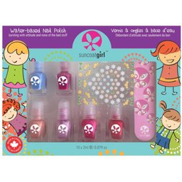 Coffret Cadeau Mini Mani Vernis à Ongles à d'Eau Enfants