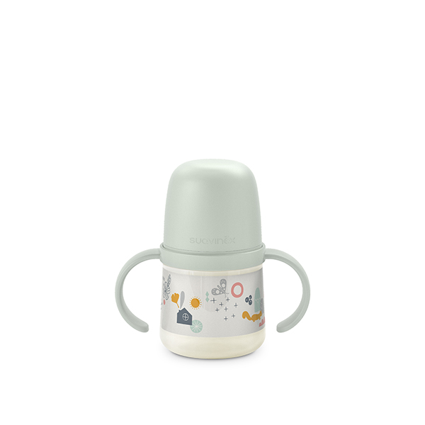 Biberon à Anses 6M+ Walk in the Park Vert 150 mL