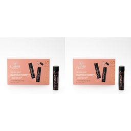 Lashilé Beauty - Shots Ventre plat -aide à réduire les ballonnements, confort digestif, drainage - Nutricosmétique à boire - Programme 14 Jours - Fenouil, menthe poivrée, romarin, calcium, zinc.