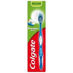 Brosse à dents moyenne Premier White 1pc