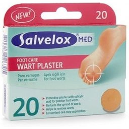 Med Foot Care Wart Plaster 20 Unités