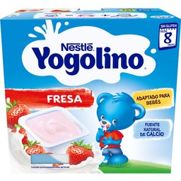 Dessert au lait Nestlé aux fraises 4uds