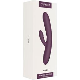 Avery Powerful Thrusting Vibrator Strawberry Pink 1ut